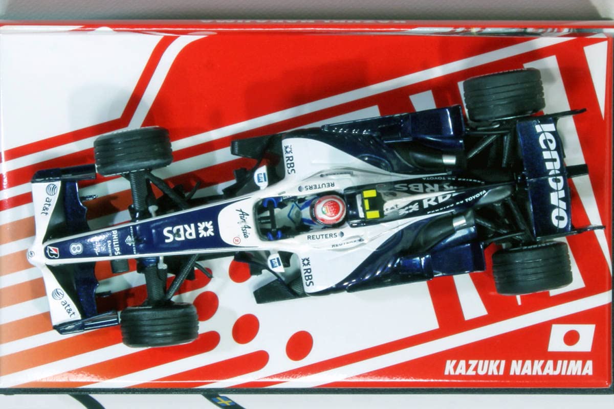 Amazon | 1/43 MINICHAMPS ウィリアムズ SHOWCAR 2008 中嶋一貴 ユーロ