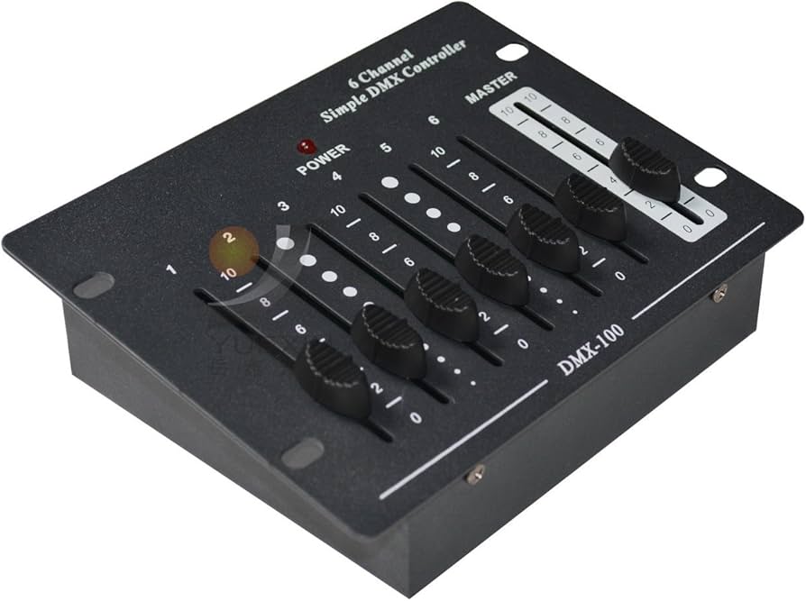 Amazon | 6チャンネルシンプルdmxコントローラーdjコンソール機器用