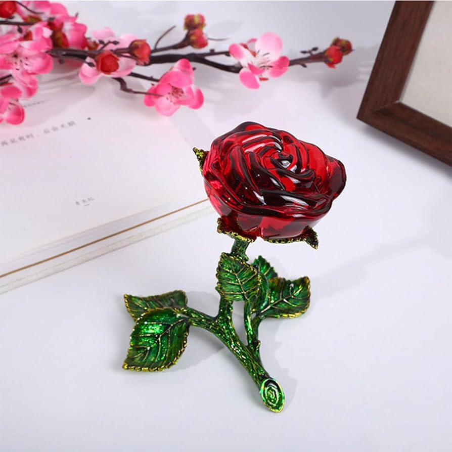 Amazon.co.jp: JAnjiaLxY クリスタルローズ 鑑賞用 枯れない薔薇 F