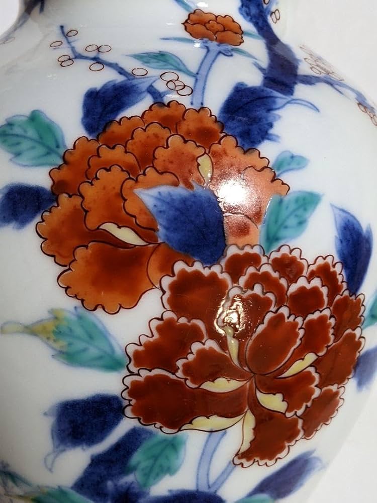 Amazon.co.jp: 12代 今泉今右衛門 人間国宝 壺 花瓶 アンティーク