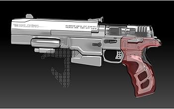 Amazon.co.jp: サイバーパンク 周辺 銃 コスプレ道具 ジョニー 武器