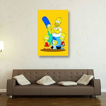 Amazon.co.jp: The Simpsons シンプソンズアニメポスター 印刷