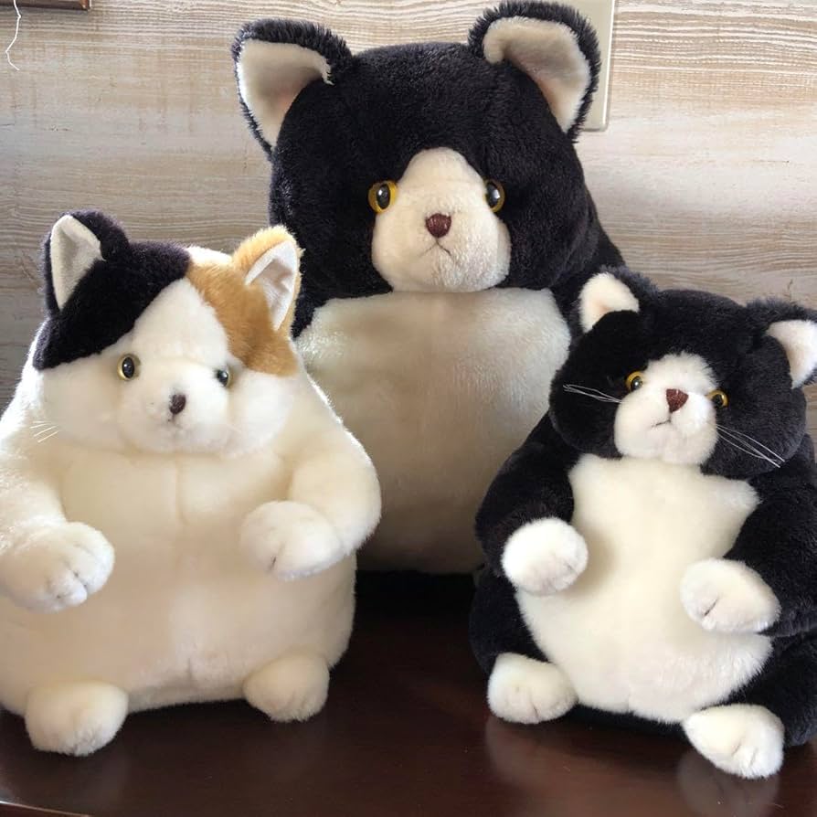 Amazon.co.jp: オリエンタルトーイ デブ猫 ねこ こてつ ぬいぐるみ