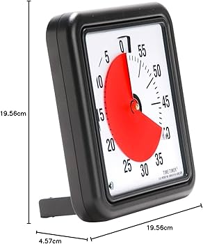 Amazon | タイムタイマー(TIME TIMER) 勉強タイマー60分 19cm 学習