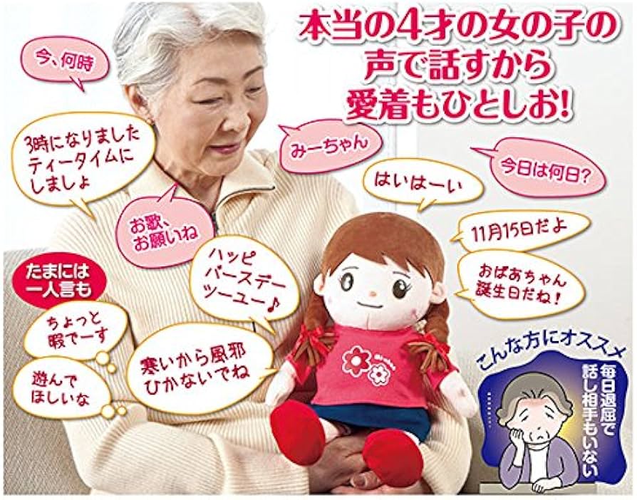 Amazon.co.jp: 音声認識人形 おしゃべりみーちゃん : おもちゃ