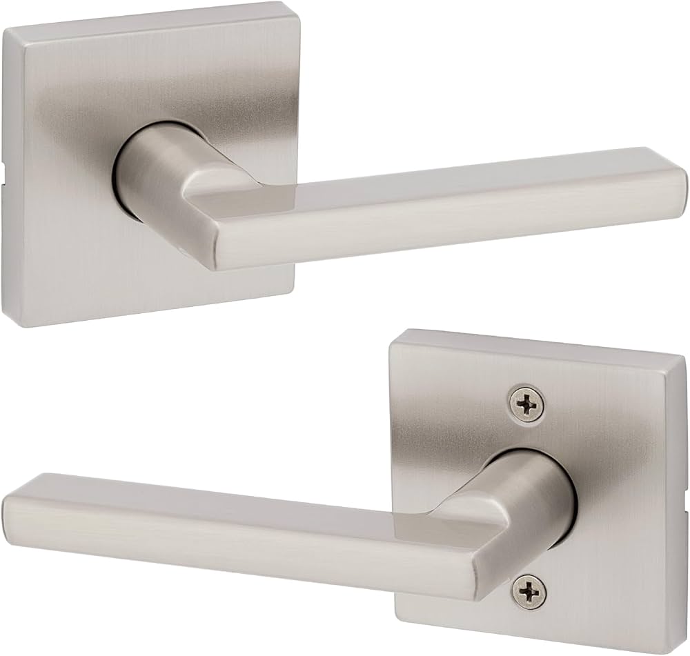 Kwikset Halifax Interior Passage Door Handle, Lever For Closet and