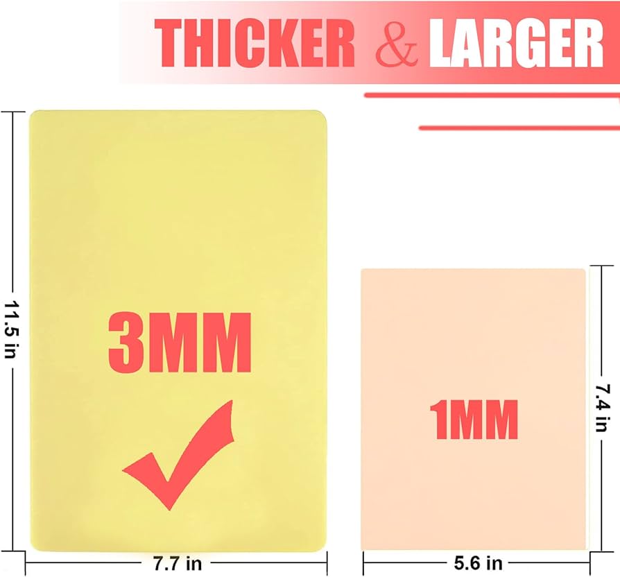 Amazon | SOTICA 3mm タトゥースキン練習キット - 3mm フェイクスキン