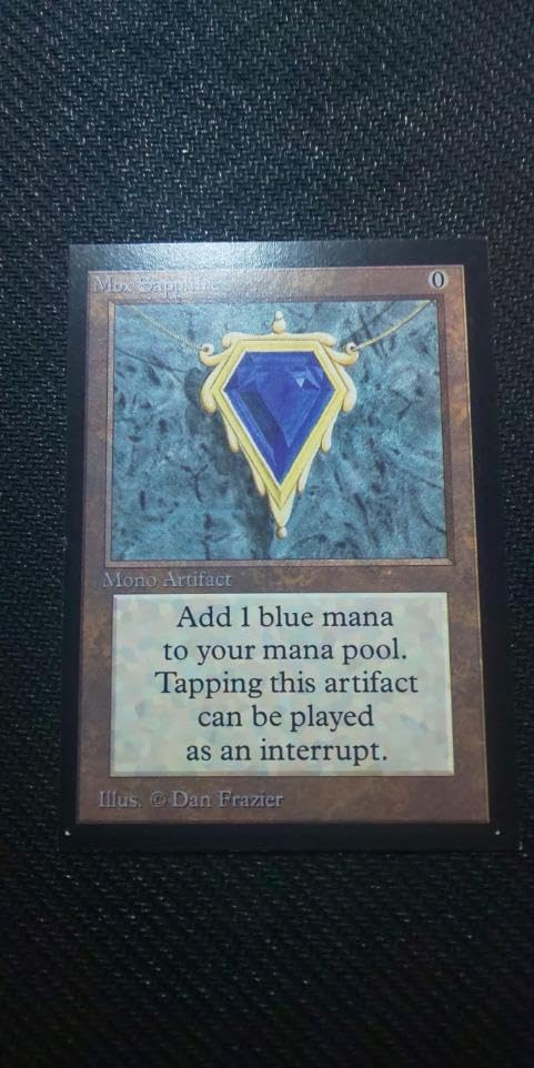 Amazon.co.jp: MTG Mox Sapphire／モックス サファイア CE版 : おもちゃ