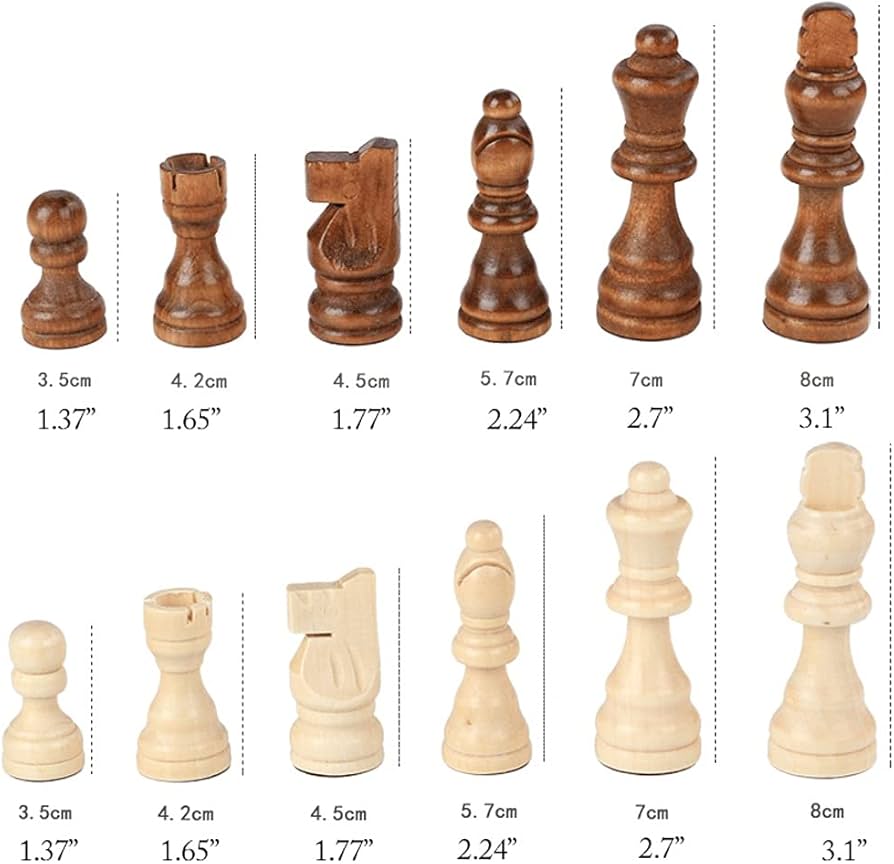 Amazon | チェスボードセット ポータブル木製チェス駒 マグネット木製