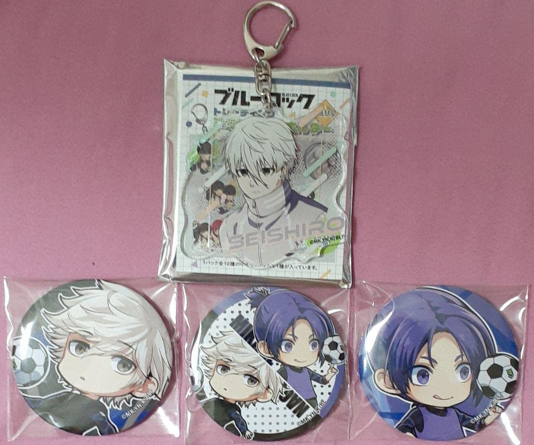 Amazon.co.jp: セリア ブルーロック 缶バッチ トレーディング アクリル