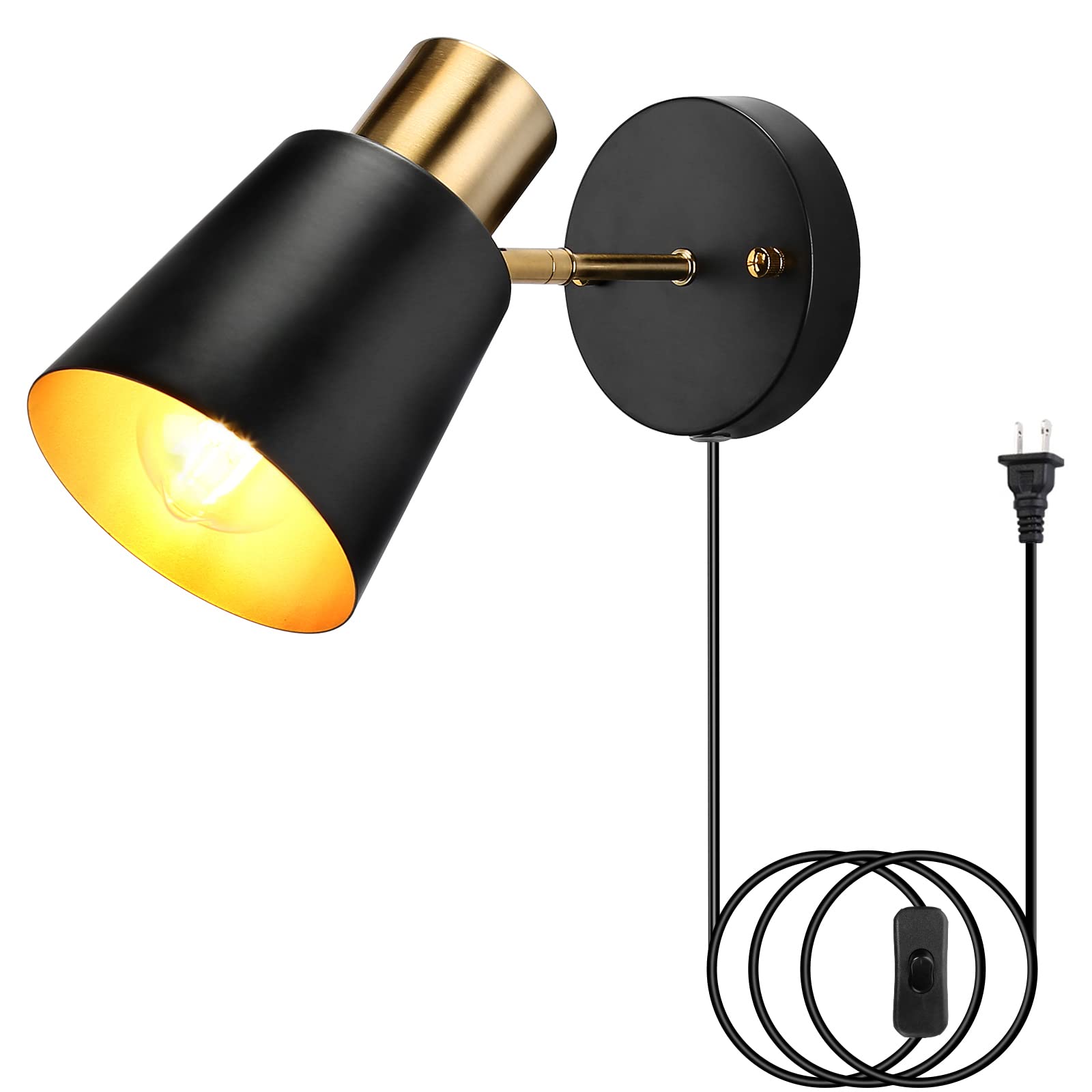 Amazon.co.jp : Lightess コンセント式 ブラケットライト レトロ