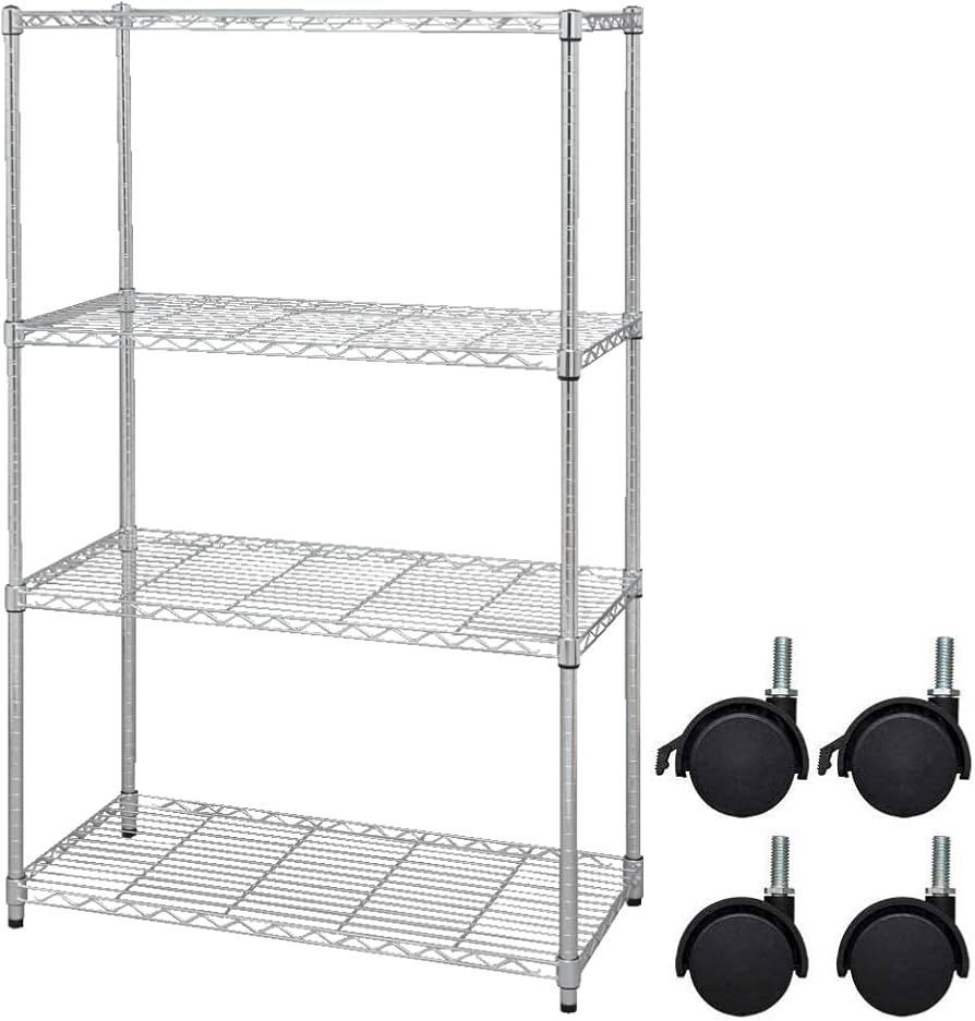 Amazon｜アイリスオーヤマメタルラック 本体 キャスター付 幅91×奥行46