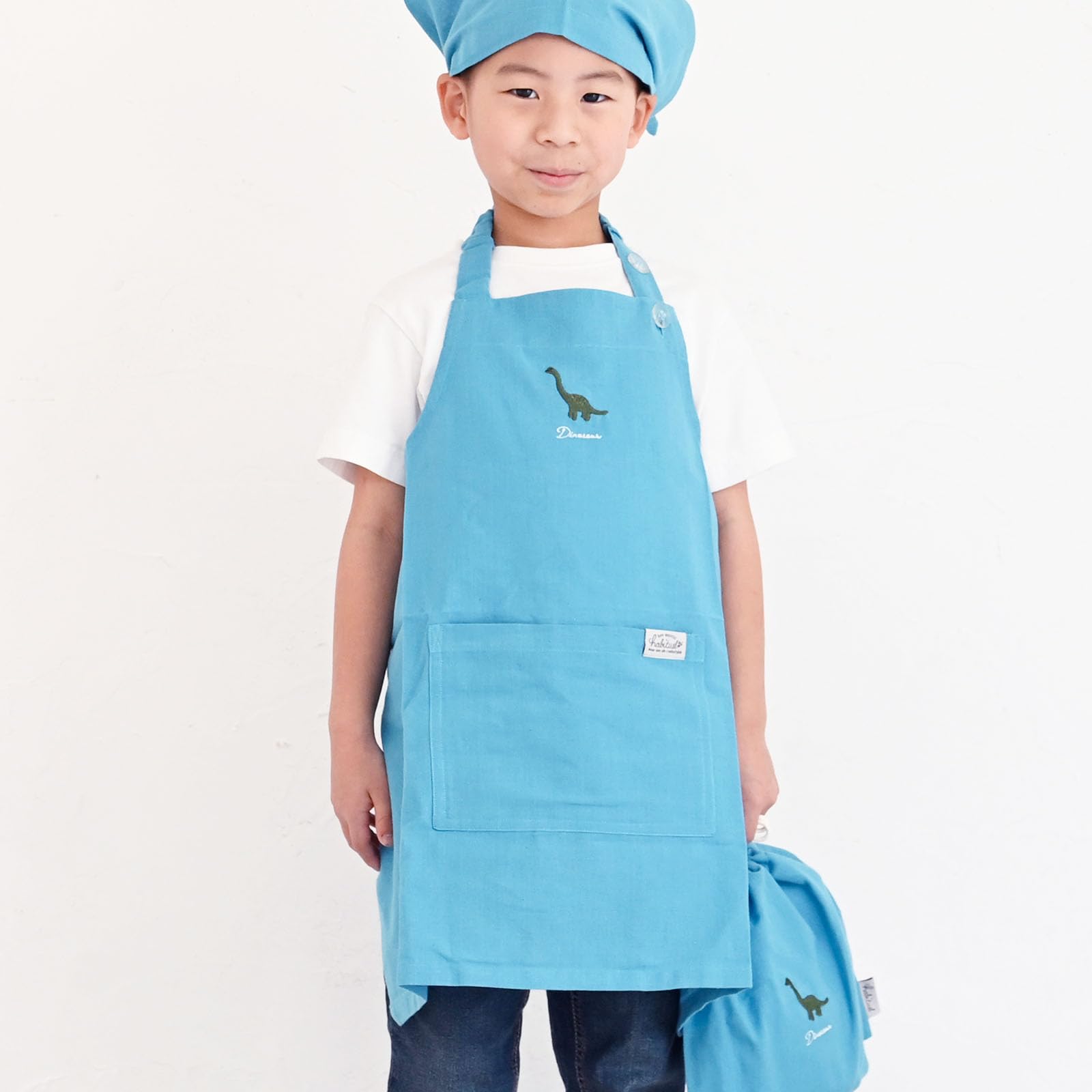 Amazon｜レップ(Rep) エプロン 三角巾 巾着袋 3点セット 子供 キッズ