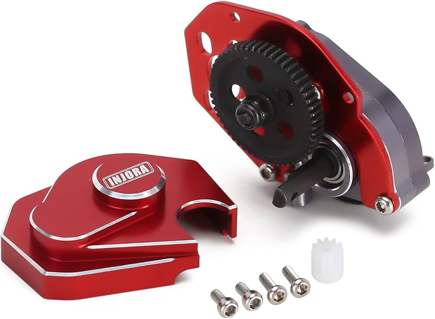 Amazon.com: INJORA 16g Complete Transmission Gearbox with Steel