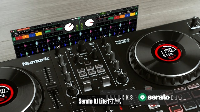 Amazon.co.jp: Numark DJコントローラー 4デッキ タッチセンサー搭載