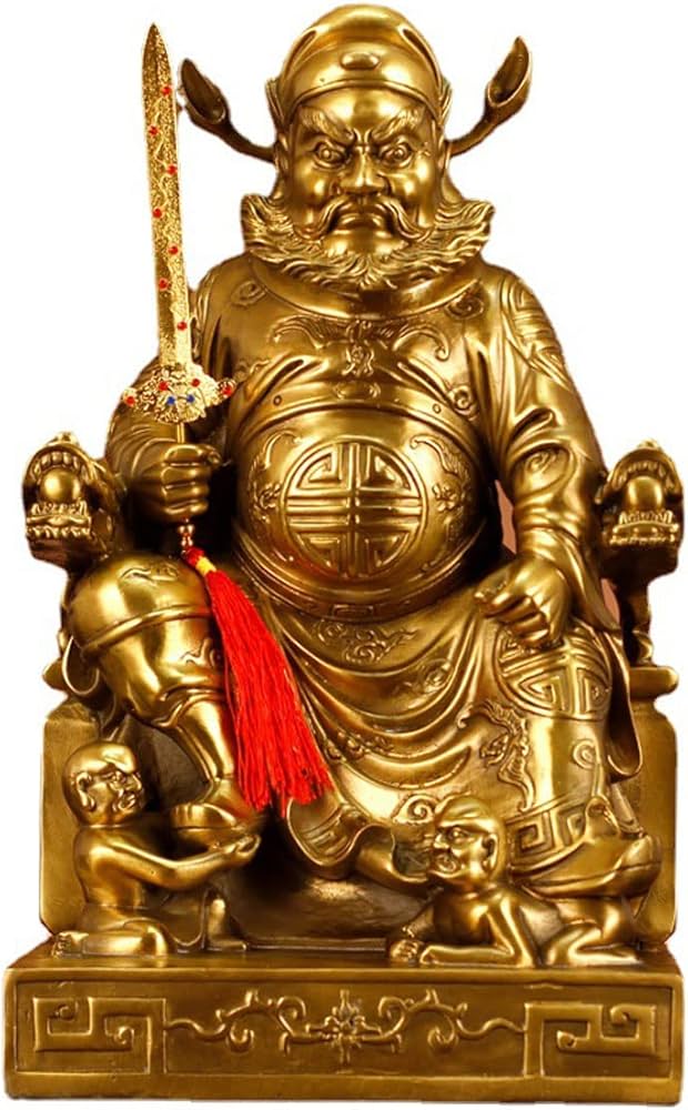 Amazon｜仏像「鍾馗さん」 疫病・災厄から守ってくれる【オブジェ 置物