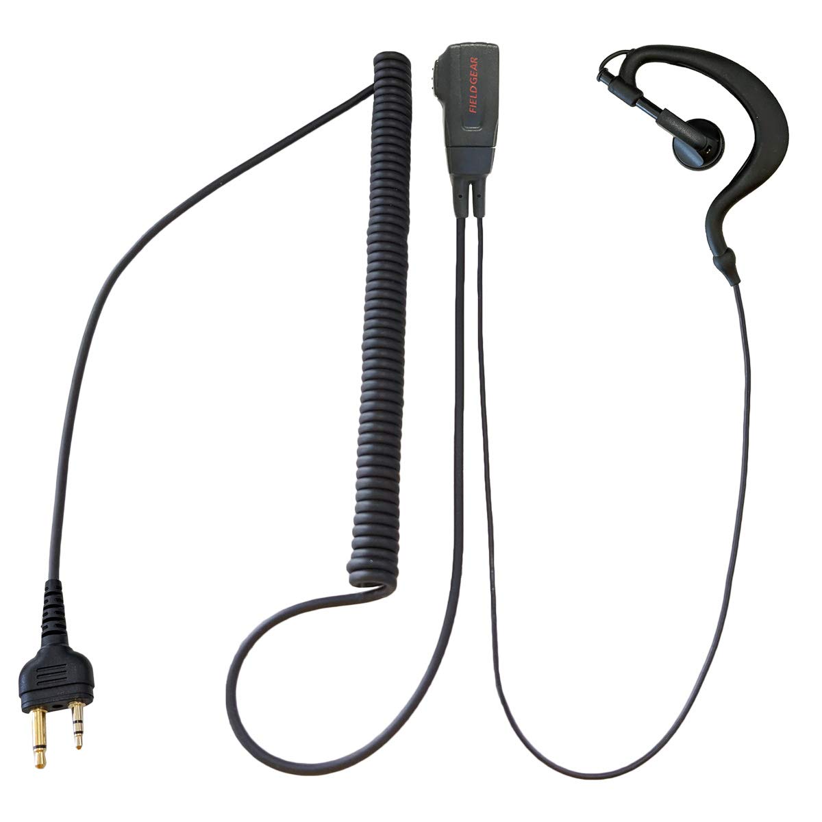 Amazon | アルインコ対応 インカム イヤホンマイク 2ピン用 耳掛け式