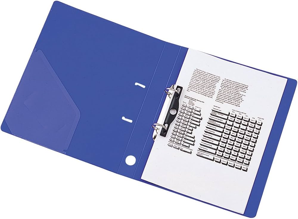 Amazon | リヒトラブ リングファイル 2穴 D型 A4 白 G2240-0 | D型