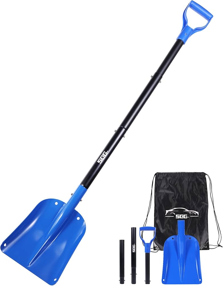 Amazon.co.jp: SEG Direct スコップ 雪かき 最長120cm スノーショベル