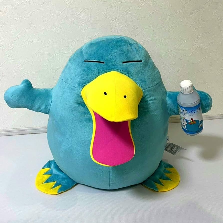 Amazon.co.jp: ICOCA BIG カモノハシのイコちゃん ぬいぐるみ : おもちゃ