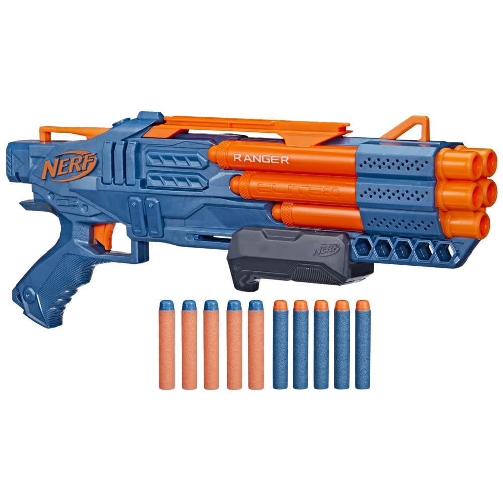 Amazon.com: Nerf Elite 2.0 Ranger PD-5 Blaster, 5- Barrel Blasting