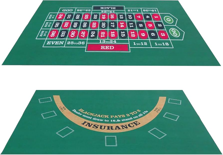 Amazon | GeekDwarf 極薄 超軽量 カジノ トランプ ゲーム マット 90cm