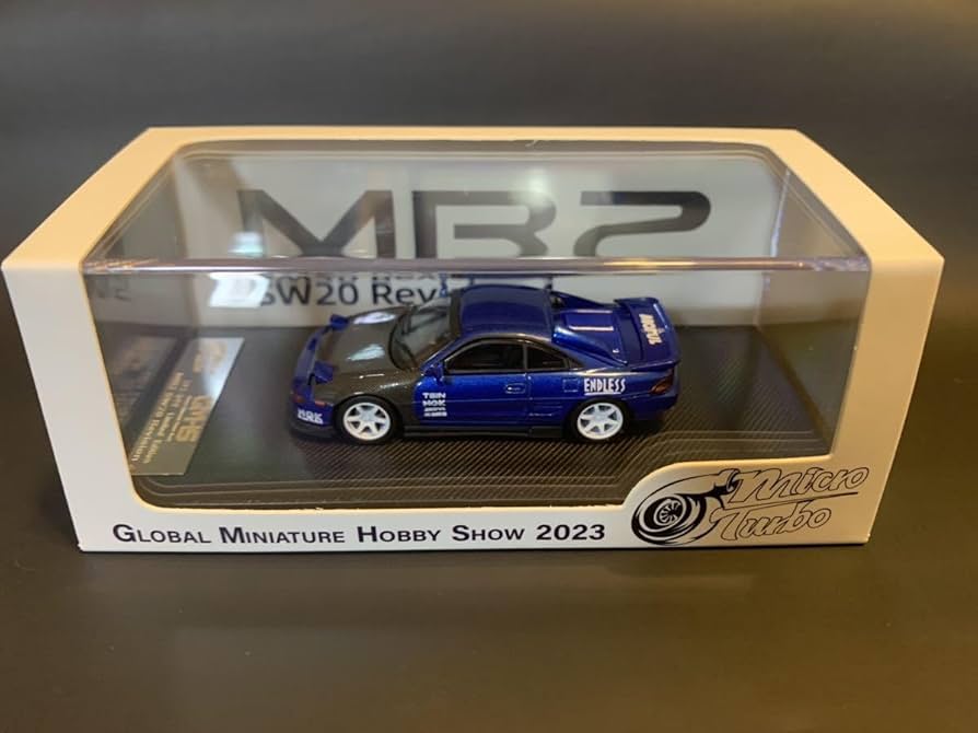 Amazon | 1/64 MICRO TURBO ミニカー MR2 SW20 GMHS 限定 青 Toyota
