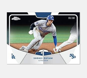 Amazon.co.jp: 2024 Topps 50/50 大谷翔平 10パック入りボックス (2024