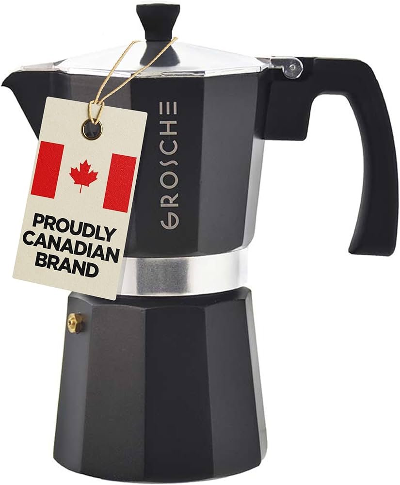GROSCHE Milano Stovetop Espresso Maker Moka Pot 9 espresso Cup