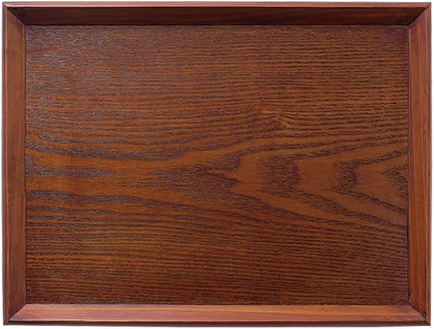 Amazon｜みよし漆器本舗 トレー お盆 天然木製 羽反 長角膳