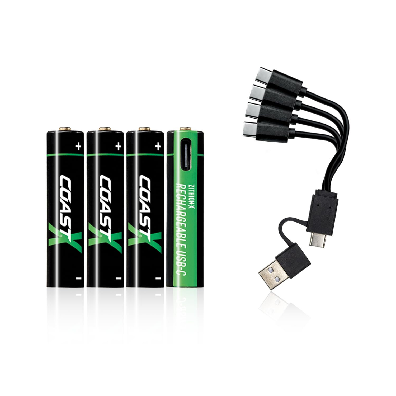 Amazon | COAST (コースト) 単4形 充電池 4本セット ZXAAA ZITHION-X