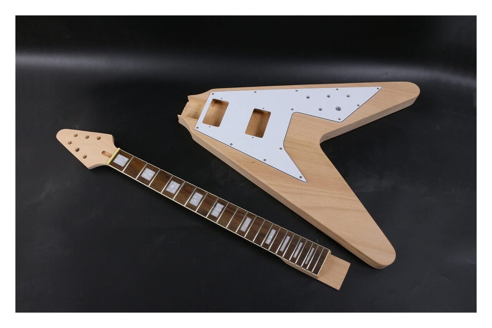 Amazon.co.jp: ギター本体 1セットギターキット22ギターネックギター