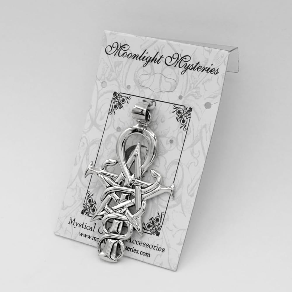 Amazon.com: Moonlight Mysteries Sterling Silver Pentagram Ankh