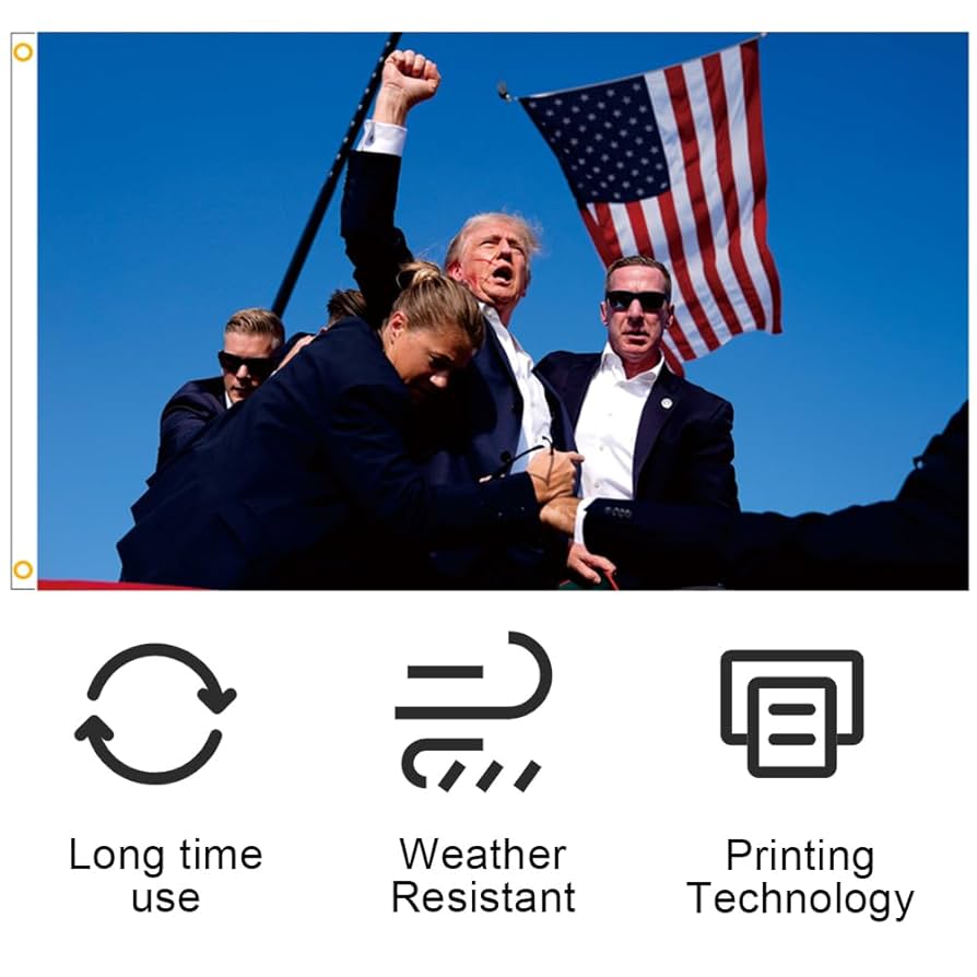 Amazon.co.jp: ASIEIT 3x5フィート ドナルド・トランプ 2024年 国旗