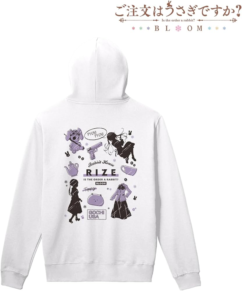 Amazon.co.jp: ご注文はうさぎですか? BLOOM リゼ Ani Sketch パーカー