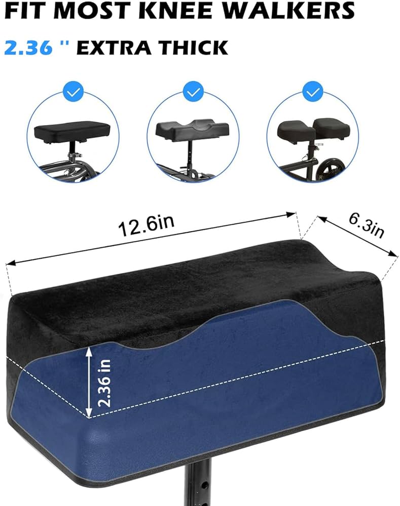Amazon.com: JOYTUTUS Knee Scooter Cushion Cover, Knee Scooter Pad