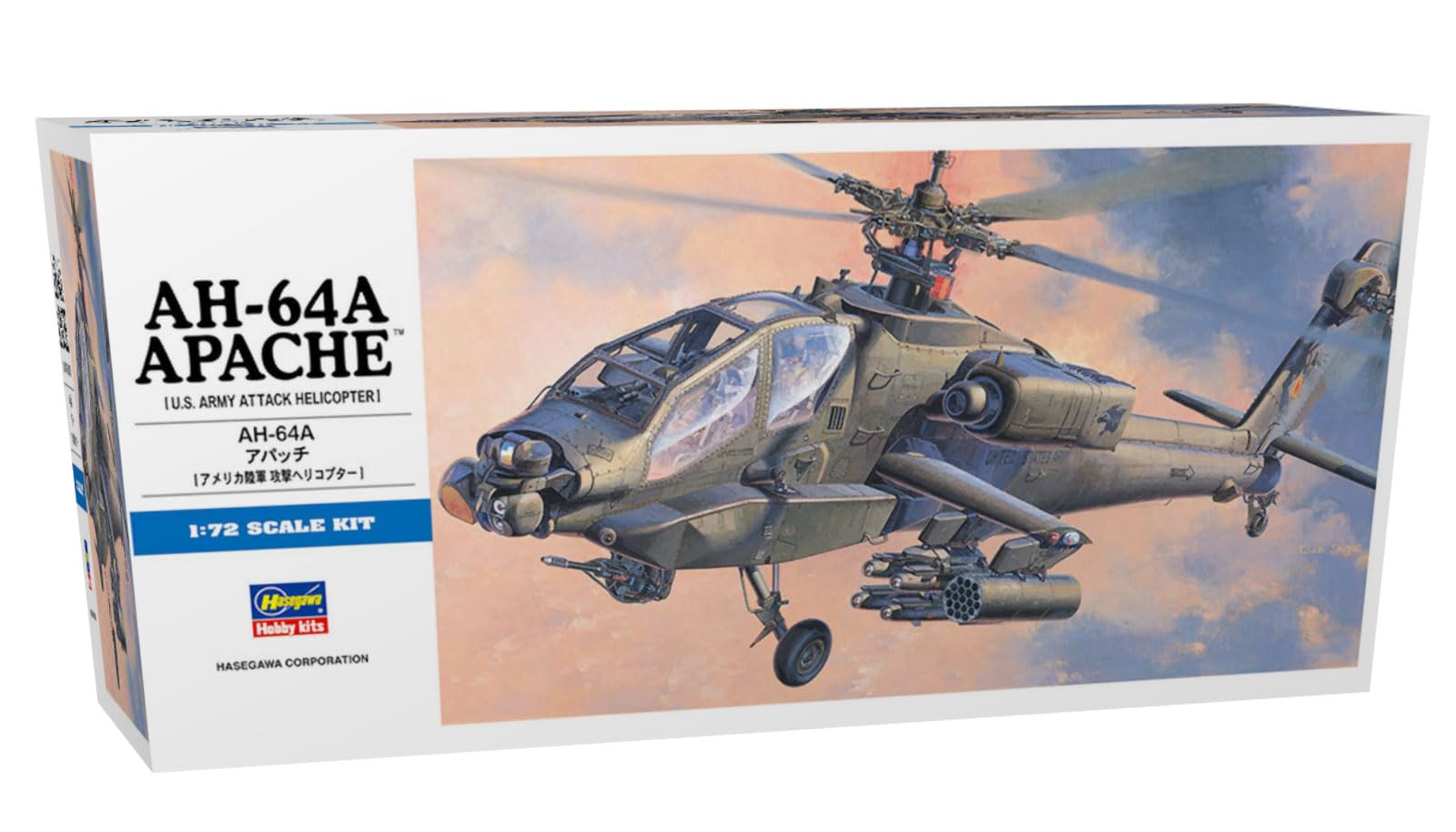 Amazon | ハセガワ 1/72 アメリカ陸軍 AH-64A アパッチ プラモデル D6
