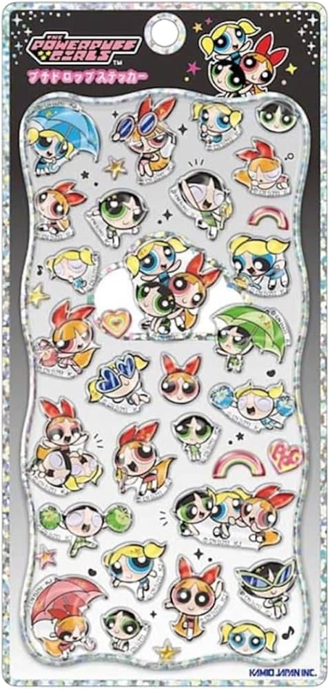 Amazon | カミオジャパン パワーパフガールズ2 プチドロップステッカー