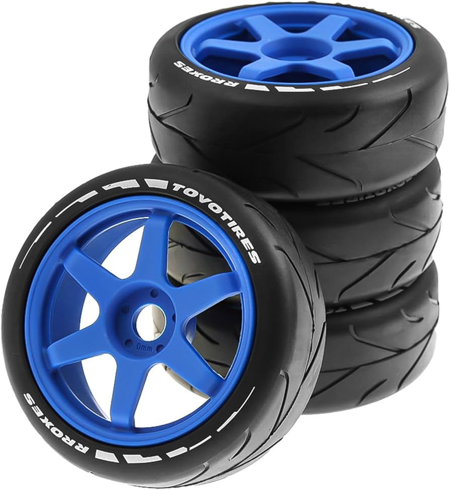 Amazon | Chanmoo 1/8 RCオンロードタイヤとハードプラスチック