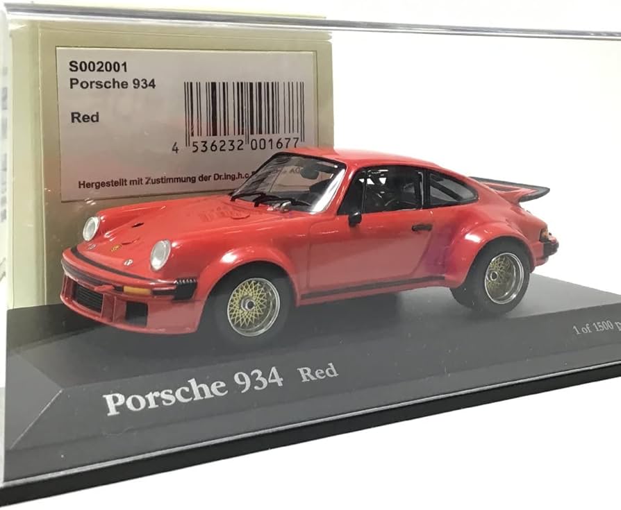 Amazon | 枻(えい)出版 限定1,500 1/43 ミニカー 934 赤 Porsche