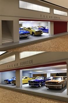 Amazon.co.jp: ミニカー専用ジオラマ：164 世田谷ベースタイプガレージ