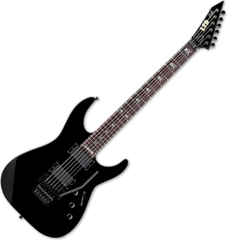 Amazon.com: ESP LTD Kirk Hammett Signature KH-602 - Black