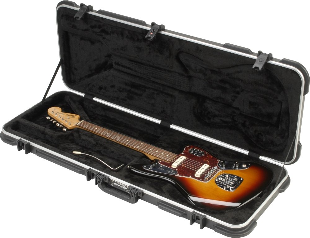 Amazon.com: SKB Fender Jaguar/Jazzmaster Hardshell Case, Rubber