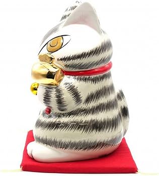 Amazon.co.jp: [わちふぃーるど] 猫のダヤン ダヤン 陶器製 招き猫貯金