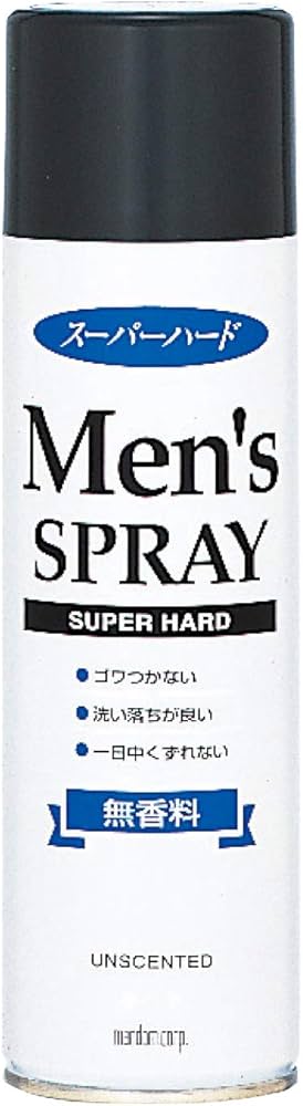 Amazon | MANDOM (マンダム) メンズヘアスプレースーパーハード 無香料