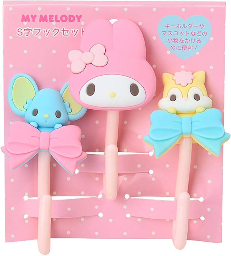 Amazon.co.jp: サンリオ(SANRIO) S字フック 3個セット マイメロディ