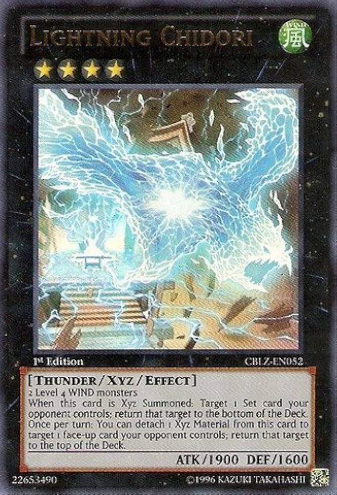 Amazon.com: YU-GI-OH! - Lightning Chidori (CBLZ-EN052) - Cosmo