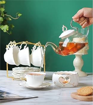 Amazon.co.jp: ティーセット コーヒーカップセット 紅茶ポット セット