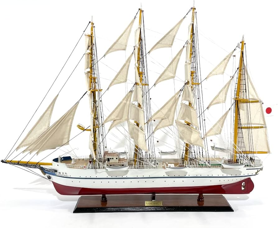 Amazon.co.jp: 木製模型 帆船 KAIWO MARU Ⅱ 【Wooden Model Boat