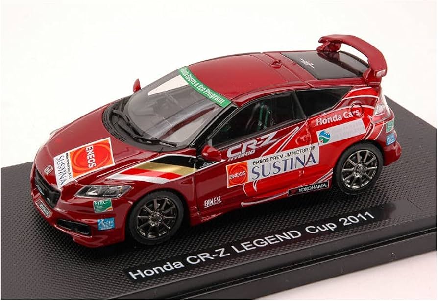Amazon.com: EBBRO 1/43 Honda CR-Z LEGEND CUP 2011 SET C (japan